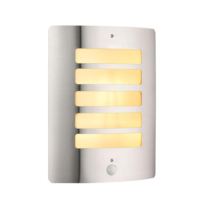 Saxby ST031FPIR Bianco PIR 1lt IP44 15W Wall Light
