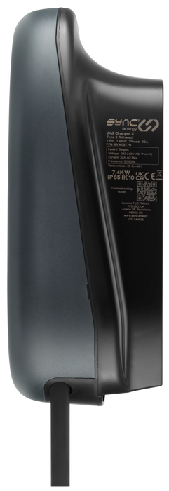 BG SyncEV EVWC2T7G EV Tethered Charger 7.5M Cable w/ Wifi