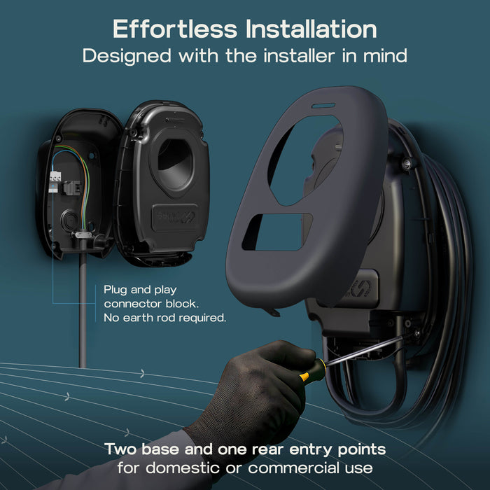 BG SyncEV EVWC2T7G EV Tethered Charger 7.5M Cable w/ Wifi
