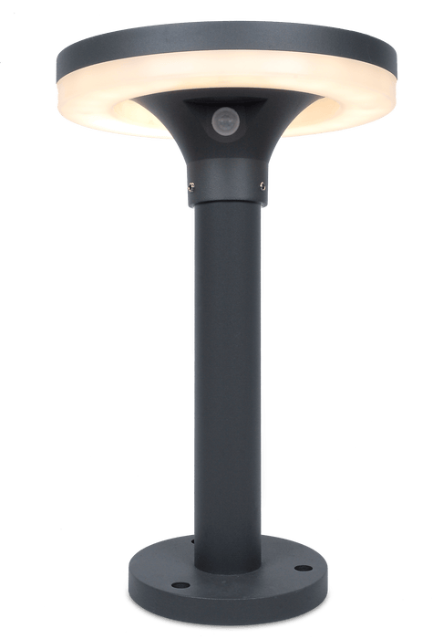 Kosnic TARS-S-BLK 4.5W 4000K Tarkine Solar Bollard Black 415x220mm IP65