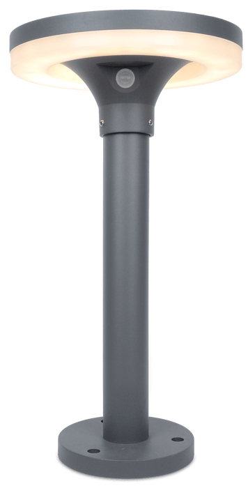 Kosnic TARS-S-GRY 4.5W 4000K Tarkine Solar Bollard Grey 415x220mm IP65