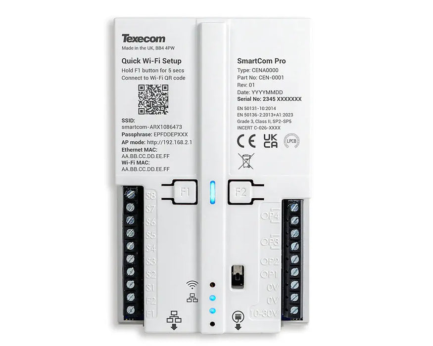 Texecom CEN-0001 SmartCom Pro Ethernet or WiFi Single Path Communicator