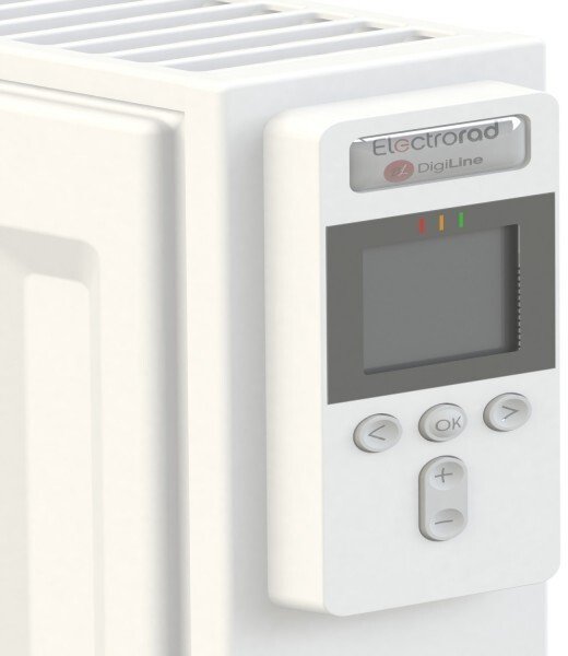 Electrorad Digi-Line DE30SC40Z 40cm Single Panel Electric Radiator ...