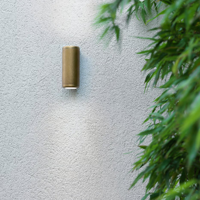 Astro Lighting 1374034 Jura Twin Solid Brass Outdoor Wall Light