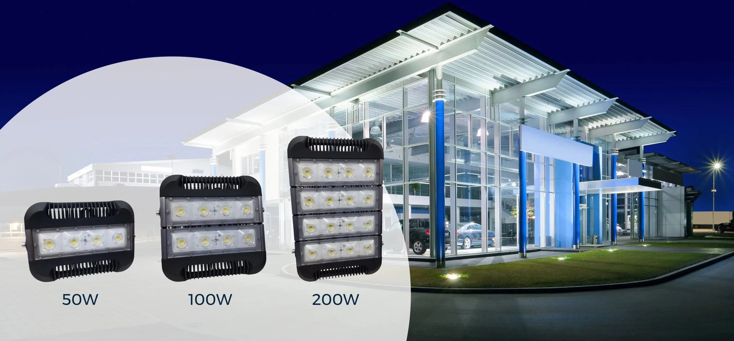 GJD VCS-100 100W Mains White-Light LED Floodlight