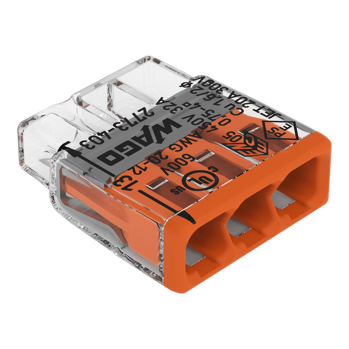 Wago 2773-403 4mm Compact Splicing Connector (Pack of 100)