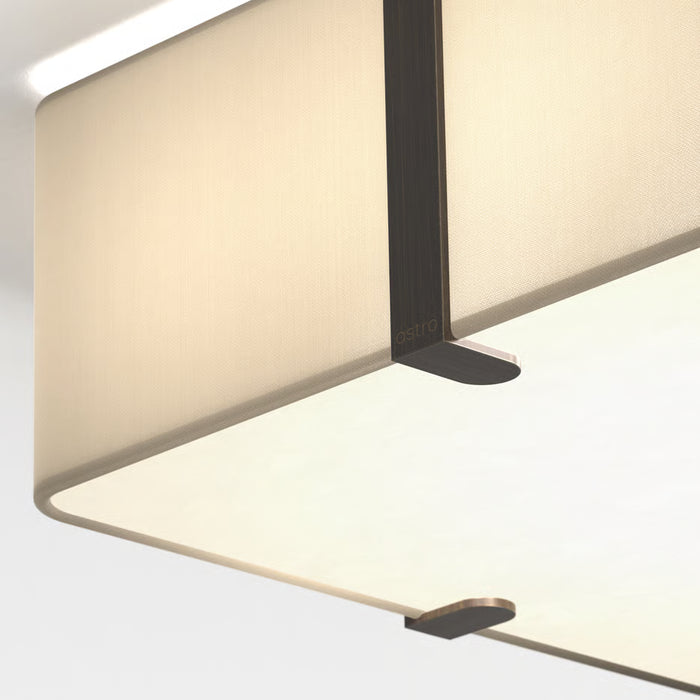 Astro Lighting 5042008 Elba Square 350 Putty Fabric Ceiling Shade