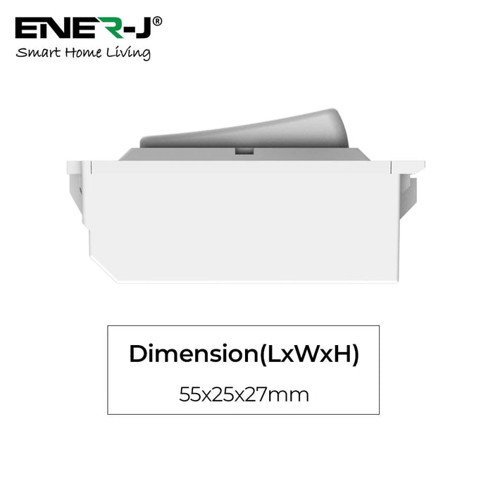 Ener-J WS1085 Knightsbridge Compatible Kinetic Wireless Grid Switch White 240V