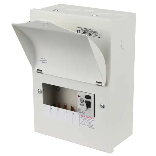 Wylex NMRS506LA 5 Way Consumer Unit RCD Incomer 100A 30mA