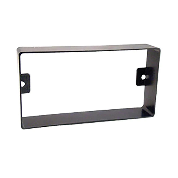 Yoozybox YOOZYBOX2 Plasterguard 2 Gang Black